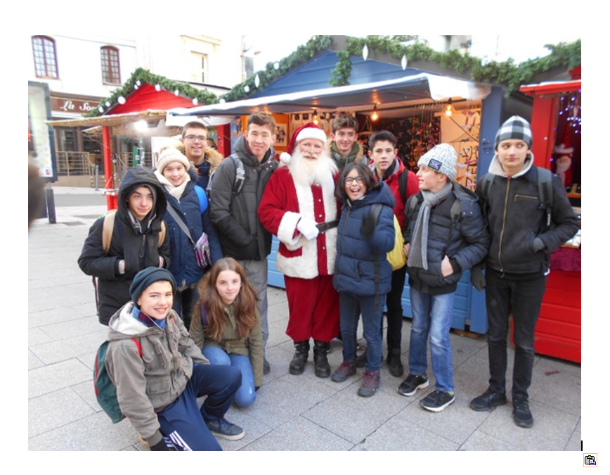 L’ULIS en sortie au marché de Noël d’Angers